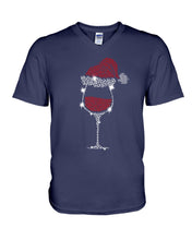 Load image into Gallery viewer, Christmas Gift For Wine Lovers Custom T-Shirt Guys V-Neck