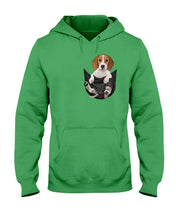 Load image into Gallery viewer, Beagle In The Pocket Funny T-Shirt Hoodie