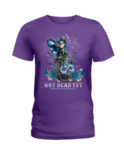 Load image into Gallery viewer, Diabetes Awareness Skull Custom Graphic Tee Ladies Tee
