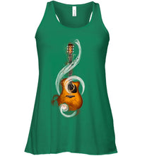 Load image into Gallery viewer, Guitar Note Ladies Flowy Tank