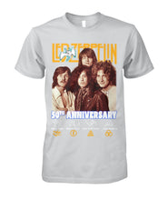 Load image into Gallery viewer, Led Zeppelin 50Th Anniversary Guys Tee