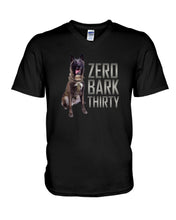 Load image into Gallery viewer, K9 Dog Hero Zero Bark Thirty Guys V-Neck