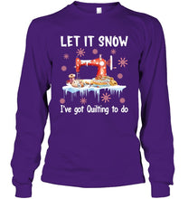Load image into Gallery viewer, Christmas Gift For Quilting Lovers Unisex Long Sleeve