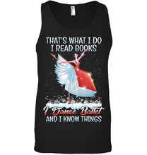 Load image into Gallery viewer, Girl Loves Reading Book And Dance Ballet Gift For Girls T-Shirt Unisex Tank Top