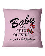 Load image into Gallery viewer, Redhead Morning Person December 25Th Christmas Gift Pillow Cover