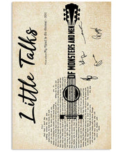 Load image into Gallery viewer, Guitar - Little Talk Of Monsters And Men Vertical Poster