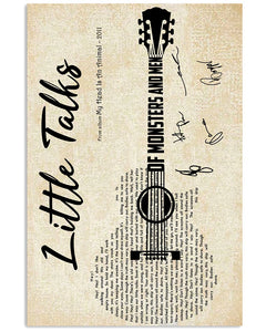 Guitar - Little Talk Of Monsters And Men Vertical Poster