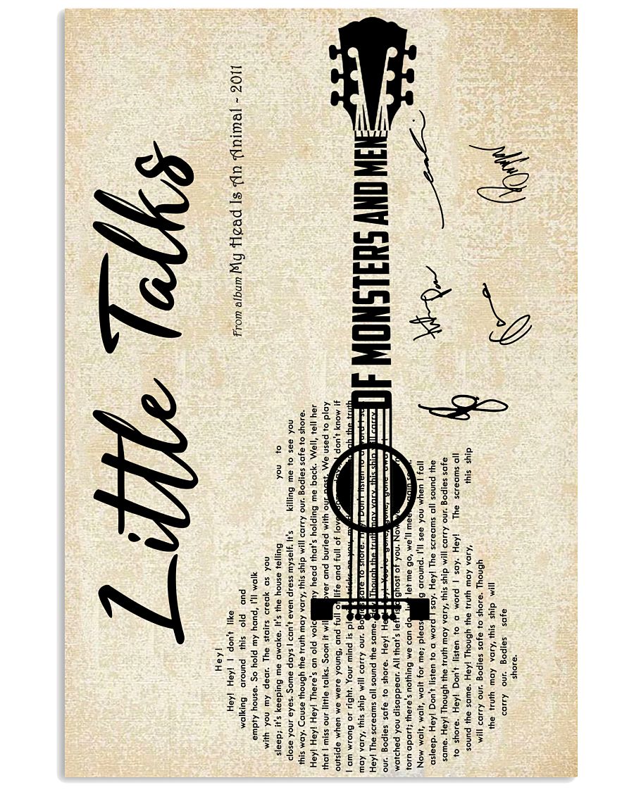 Guitar - Little Talk Of Monsters And Men Vertical Poster