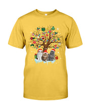 Load image into Gallery viewer, Christmas Tree Cat Lovers Cute Funny T-Shirt Guys Tee