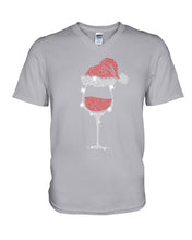 Load image into Gallery viewer, Christmas Gift For Wine Lovers Custom T-Shirt Guys V-Neck