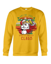 Load image into Gallery viewer, Santa Claus Beer Gift For Christmas Black T-Shirt Sweatshirt
