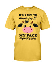 Load image into Gallery viewer, Cute Cow T-Shirt For Cow Lovers Guys Tee