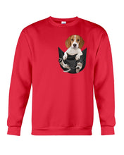 Load image into Gallery viewer, Beagle In The Pocket Funny T-Shirt Sweatshirt