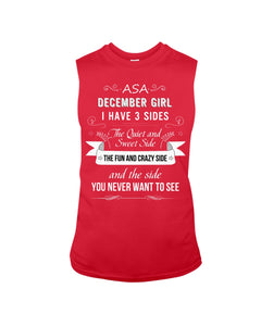 December Girl Fun Quote T-Shirt Unisex Long Sleeve