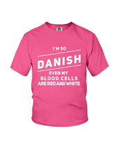 Load image into Gallery viewer, Danish Blood Denmark Lovers Youth Tee