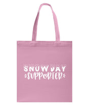 Load image into Gallery viewer, Snow Day Supporter Christmas Gift For Friends Family T-Shirt Basketweave Tote Bag
