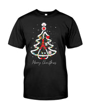 Load image into Gallery viewer, Nurse Tree Christmas Funny T-Shirt Guys Tee
