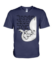 Load image into Gallery viewer, Elephant Cute Gift For Family Tee Guys V-Neck