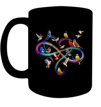 Load image into Gallery viewer, Bird Colorful Infinity Sign Mug