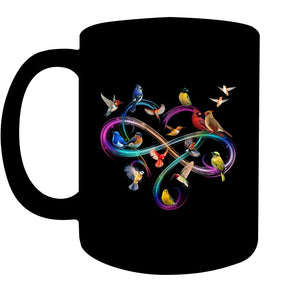 Bird Colorful Infinity Sign Mug