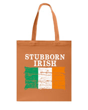 Load image into Gallery viewer, Stubborn Irish Flag Love Ireland Custom T-Shirt Basketweave Tote Bag
