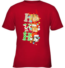 Load image into Gallery viewer, Santa Claus Ho Ho Ho Christmas Gift For Guinea Pigs Lovers Youth Tee