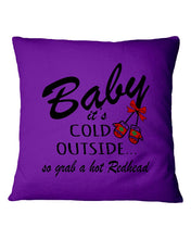 Load image into Gallery viewer, Redhead Morning Person December 25Th Christmas Gift Pillow Cover