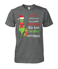 Load image into Gallery viewer, Hallmark Is My Christmas Movie Grinch T-Shirt Christmas Gift For Family Guys Tee