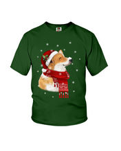 Load image into Gallery viewer, Corgi Christmas Gift Funny T-Shirt Youth Tee