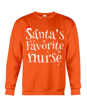 Load image into Gallery viewer, Santa's Favorite Nurse Sweatshirt