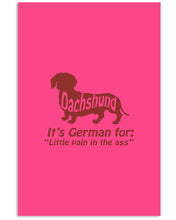 Load image into Gallery viewer, Dachshund German Shirt For Dachshunds Dog Lovers Vertical Poster