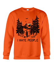 Load image into Gallery viewer, I Hate People Printing T-Shirt Sweatshirt