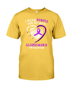 Alzheimer Awareness Daughter For Mom T-Shirt Guys Tee