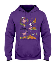 Load image into Gallery viewer, Flamingo Happy Thanksgiving Hoodie