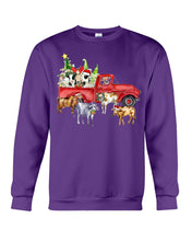Load image into Gallery viewer, Merry Christmas In Town Cow Lovers Gift For Farmers Sweatshirt