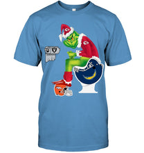 Load image into Gallery viewer, Funny Grinch Kansas Chief Christmas Gift Tee Guys Tee