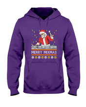 Load image into Gallery viewer, Merry Mixmas - Santa Claus Dj Funny Christmas Gift Hoodie
