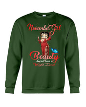 Load image into Gallery viewer, November Girl Sexy Beauty T-Shirt Sweatshirt