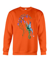 Load image into Gallery viewer, Dragon With Butterfly Wings Dragon Flowers Sweatshirt
