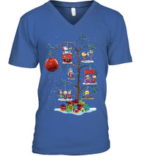 Load image into Gallery viewer, Christmas Gift On Tree Gift For Family T-Shirt Guys V-Neck