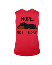 Load image into Gallery viewer, Nope Dachshund Not Today Unisex Long Sleeve