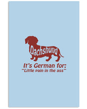 Load image into Gallery viewer, Dachshund German Shirt For Dachshunds Dog Lovers Vertical Poster
