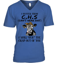 Load image into Gallery viewer, I Suffer From C.S.H Cows Lovers T-Shirt Guys V-Neck