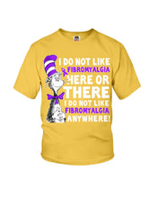 Load image into Gallery viewer, Fibromyalgia Anywhere Break Cancer Spirit T-Shirt Youth Tee