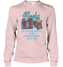 Load image into Gallery viewer, Gift For Book Lovers Funny Quote T-Shirt Unisex Long Sleeve