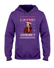Load image into Gallery viewer, Demi Lovato All I Want For Christmas Is Shmoney Hoodie