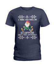 Load image into Gallery viewer, I Make Kottbullar Disappear Black T-Shirt Ladies Tee