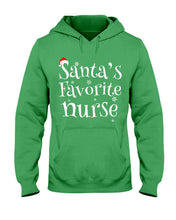 Load image into Gallery viewer, Santa's Favorite Nurse Hoodie