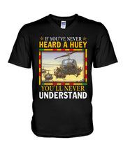Load image into Gallery viewer, Heard A Huey Gift T-Shirt Guys V-Neck