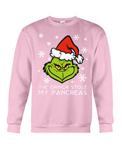 Load image into Gallery viewer, The Grinch Stole My Pancreas Sweatshirt